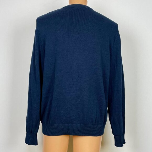 Vtg Dockers Fair Isle Christmas Sweater Sz XXL Reindeer Snowflake Preppy Grandpa - Picture 4 of 6